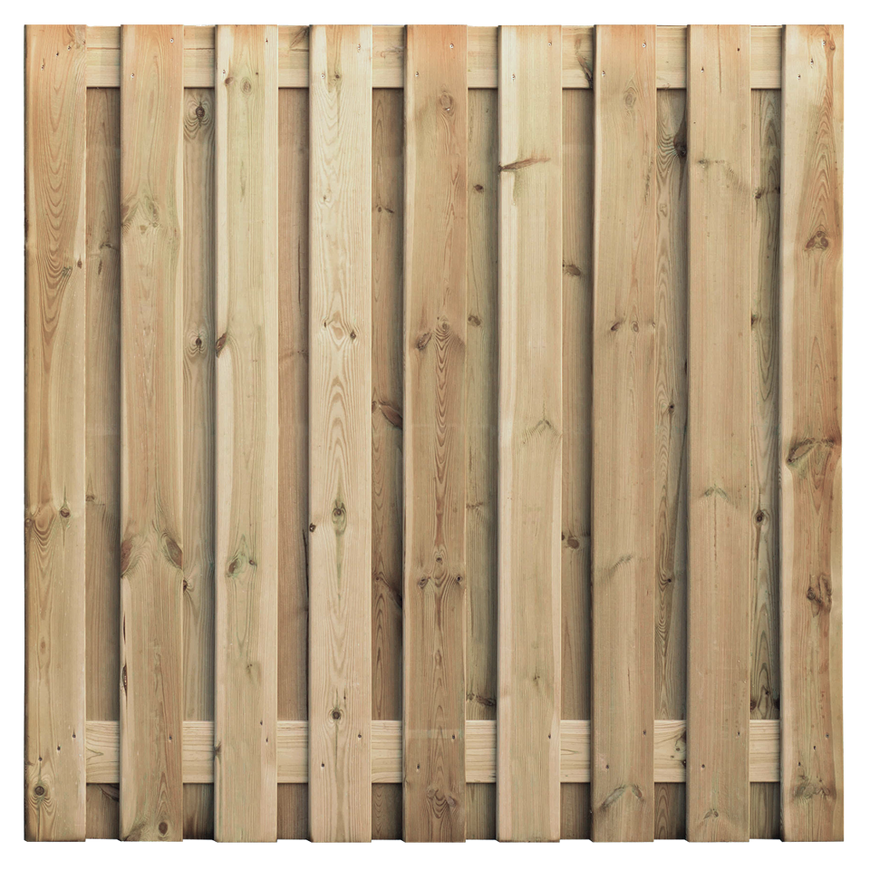 Tuinscherm 19 planks  180 x 180cm Geïmpregneerd