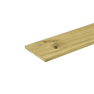 Schuttingplank Geschaafd  17 x 140 mm 3,60 mtr Geïmpregneerd