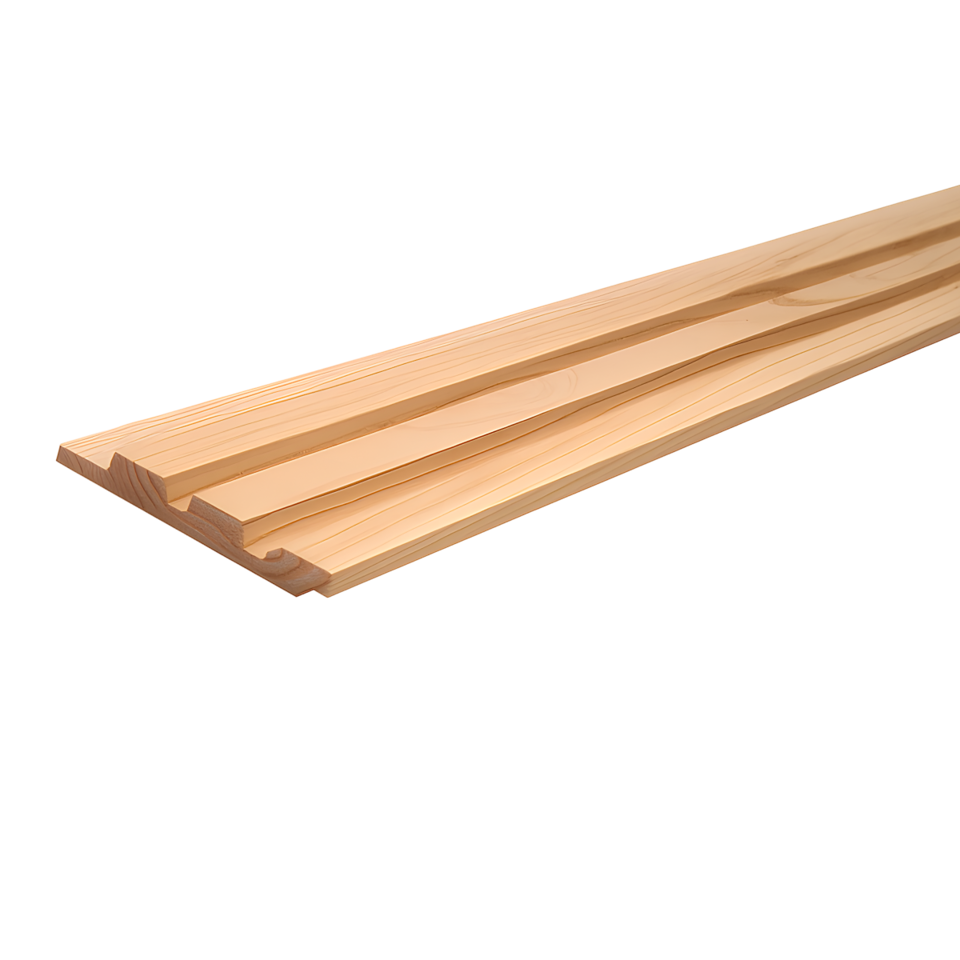 Triple profiel rabat 27 x 133 mm 5,00 mtr LD