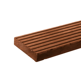 Plank 35 x 145 mm, Hardhout, per m1 Hardhout Okan