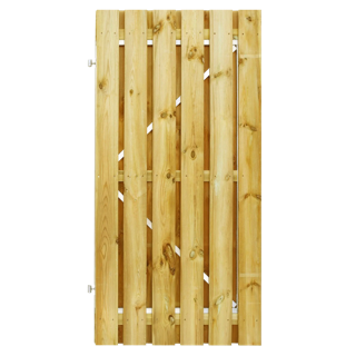 Tuindeur Stalen frame 90 x 190 cm Geïmpregneerd