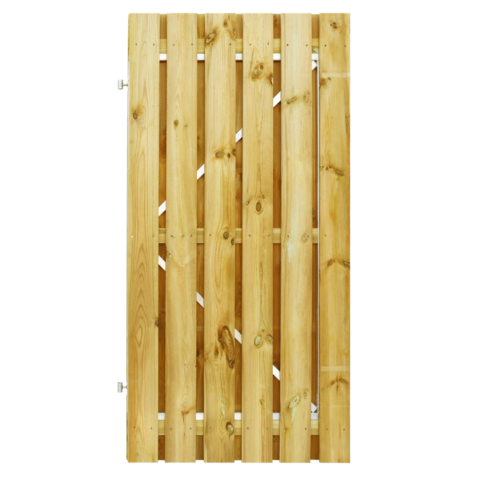 Tuindeur Stalen frame 90 x 190 cm Geïmpregneerd
