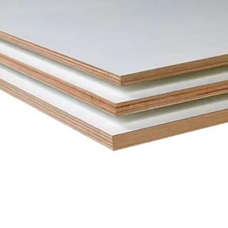 Okoume Wit Gegronde Plaat 12 mm 123 x 250 cm B/BB EN 314-2 Klasse 3 EN 636-3S