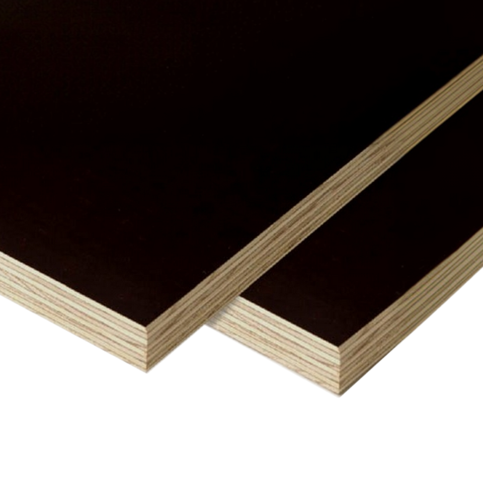 Betonplex 12 mm 125 x 250 cm Eucalyptus Multiplex met Donkerbruine Fenolfilm