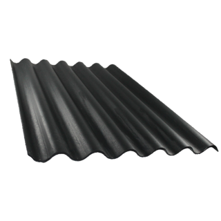 Golfplaat Zwart 110 x 275 cm