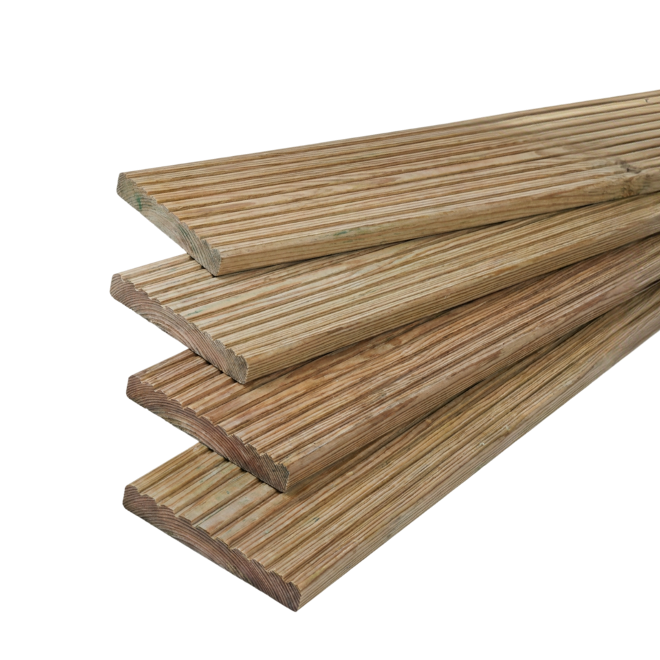 Vlonderplank 28 x 145 mm 3,00 mtr Geïmpregneerd