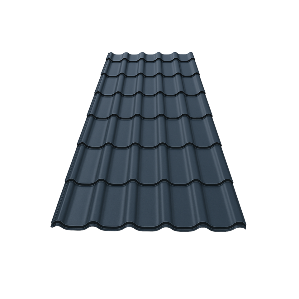 Dakpanplaat Wrinkle 110 x 155cm, per plaat