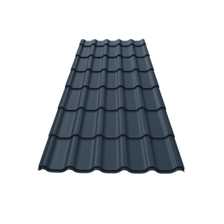 Dakpanplaat Wrinkle 110 x 190cm, per plaat