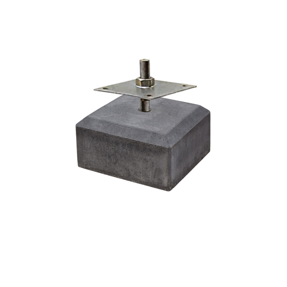 Betontegel 18 x 18 x 10 cm, antra, M20,