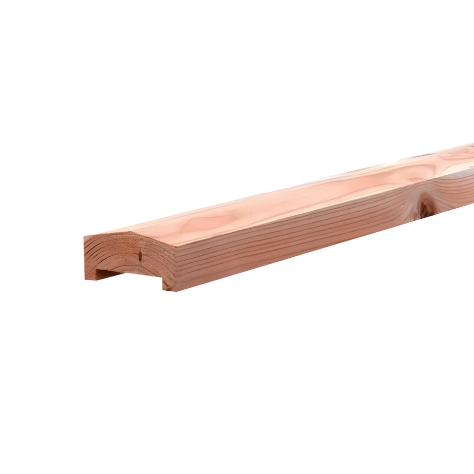 Afdek pira douglas, 42 x 85 mm - sponning 60 x 10 mm