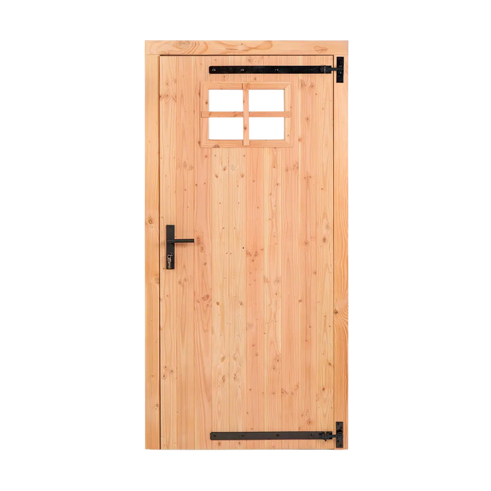 Douglas 4-ruits deur 100×205 cm – rechts draaiend