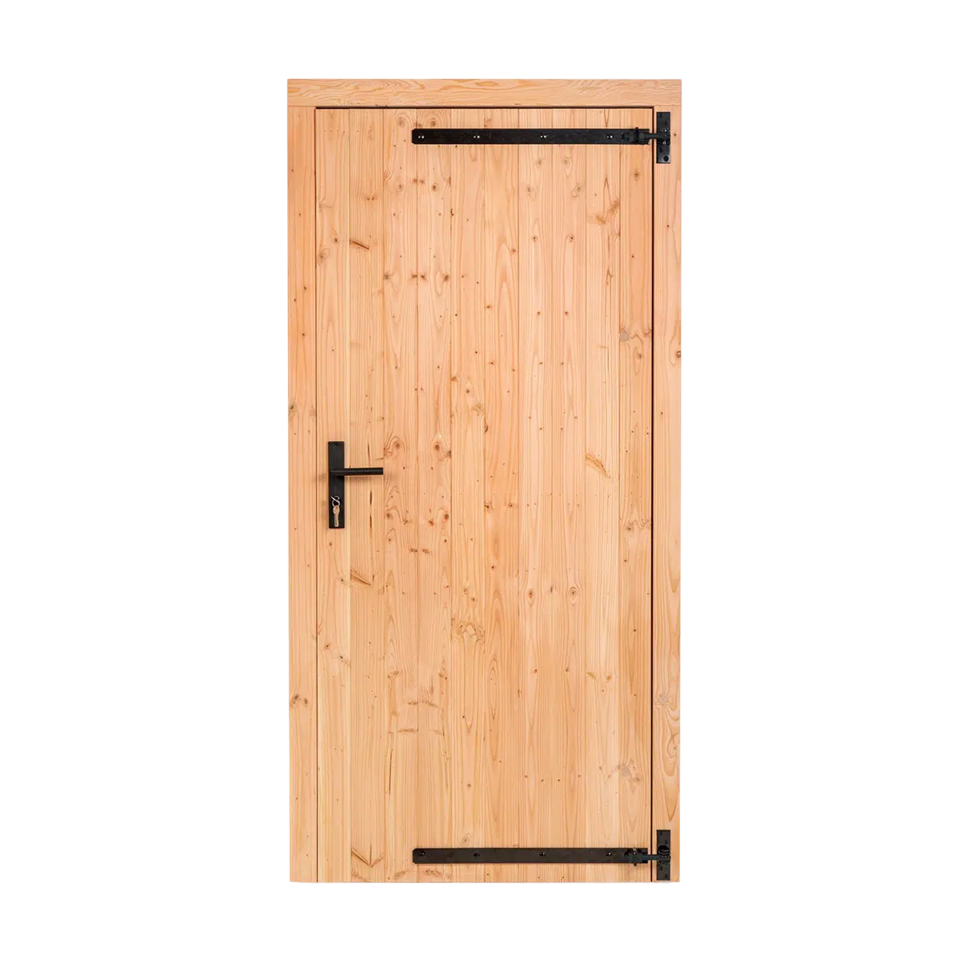 Douglas dichte deur 100×205 cm – rechts draaiend