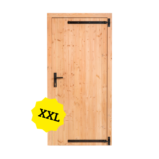 Douglas dichte deur XXL 120×215 cm – rechts draaiend