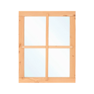Douglas vast raam 4-ruits 64,2×81,2 cm