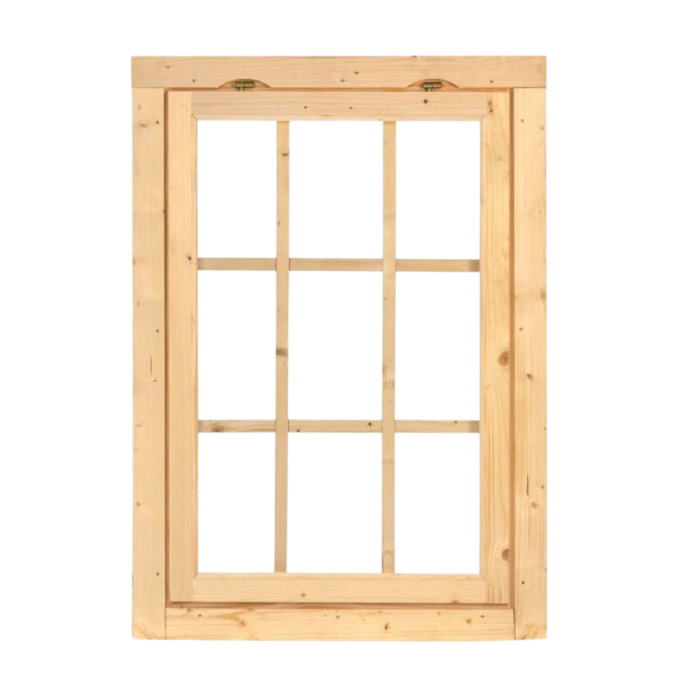 Douglas uitzetraam 9-ruits 100×155,4 cm