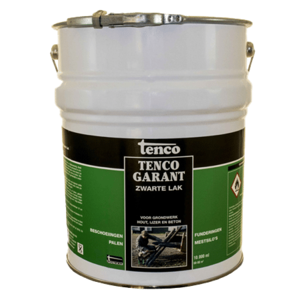 TENCOGARANT DEKKEND ZWART 10 L.