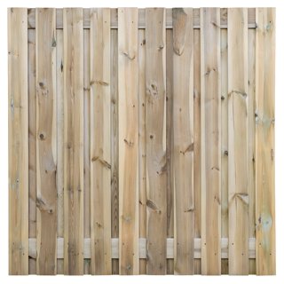Tuinscherm 21 planks  180 x 180cm Geïmpregneerd