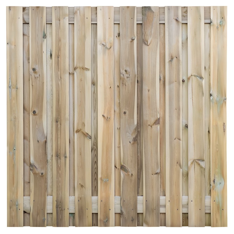 Tuinscherm 21 planks  180 x 180cm Geïmpregneerd